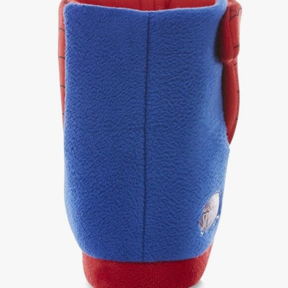 MARVEL BOY'S SPIDERMAN SLIPPER BOOTIES RED/BLUE SIZE MEDIUM 7/8 - Picture 2 of 8